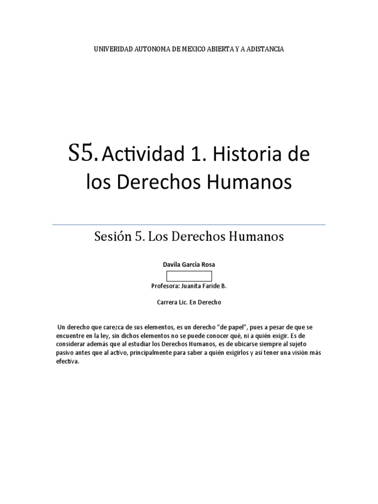 Historia y evolución de los derechos humanos | PDF | Derechos humanos ...