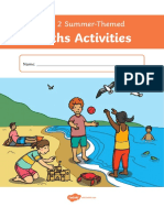 Maths Activities: Year 2 Summer-Themed