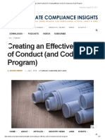 Tips, Best Practices For Creating Effective Code of Conduct and Code Program