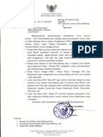 Surat Larangan Warga Kota Malang Bekerja Di Zona Merah.pdf.PDF