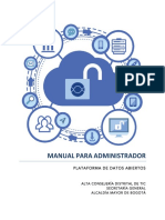 Manual para Administrador Plataforma Datos Abiertos - 27122017