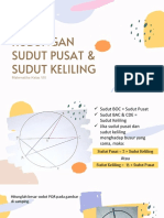 Matematika Sudut Pusat dan Keliling