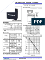 LC-RD1217P: Valve-Regulated Lead Acid Batteries: Individual Data Sheet