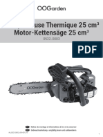 Tronçonneuse Thermique 25 CM Motor-Kettensäge 25 CM