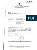 OFICIOS DE EMBARGO 