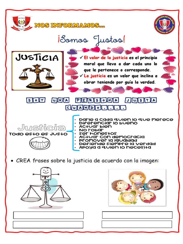 Ficha Valor Justicia PDF