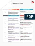 PS347 - Calendario de Actividades