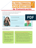 Formas de Comunicación para Segundo Grado de Primaria