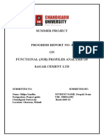 Sagar Cement LTD Progress Report 3 - 19bba1492 PDF