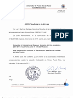 Certificacion 2010-2011-44 Enmienda Rio Segundo Semestre 2010-2011