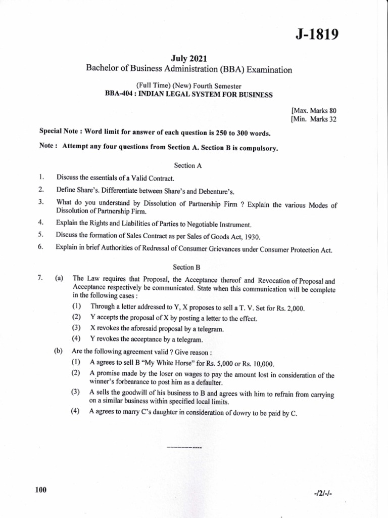 Indian Legal Paper PDF