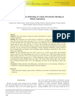 07. Risk Factors for Late Rebleeding of Colonic Diverticular Bleeding in Elderly Individuals