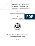 Target Detection by Radar Using Linear Frequency Modulation