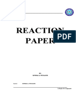 Background Study Reaction Paper