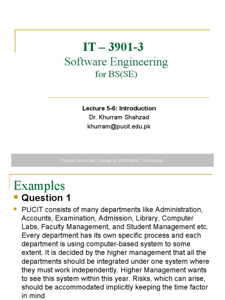 Software Engineering Process Models Overview | PDF | Software ...