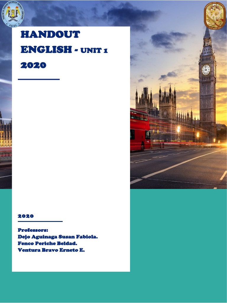 Manual de Inglés - Unidad 1: Presentaciones | PDF | Entretenimiento ...