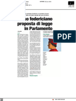 Anno Federiciano: proposta di legge in Parlamento - Il Corriere dell'Umbria del 13 luglio 2021
