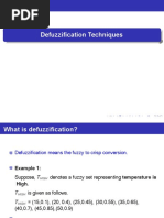 Defuzzification Techniques: Debasis Samanta (IIT Kharagpur)