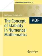 The Concept of Stability in Numerical Mathematics