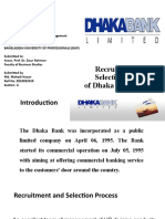 Recruitment and Selection Process of Dhaka Bank Limited