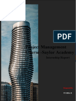 Project Management Course - Saylor Academy: Internship Report