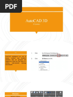 AutoCAD 3D