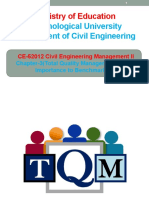 Ministry of Education: Technological University Department of Civil Engineering