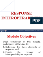 Response Interoperability: Emergency Operations Center Executive Course