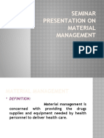 Seminar Presentation On Material Management