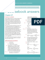 Coursebook Answers Chapter 27 Asal Chemistry