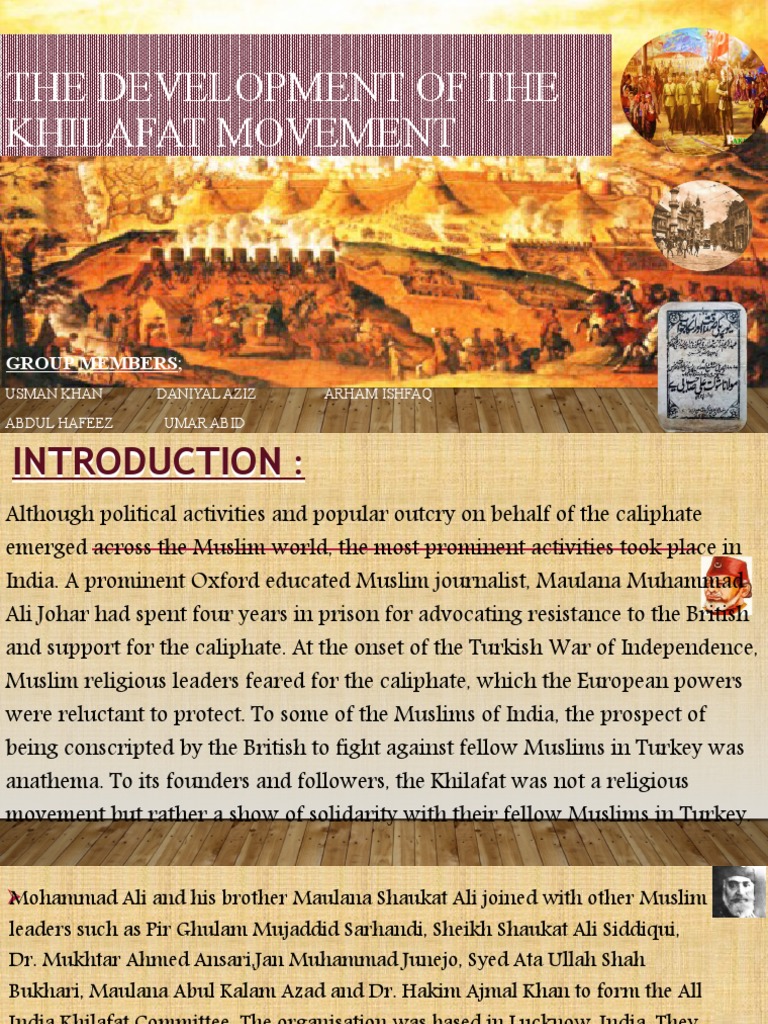 The Development of The Khilafat Movementnmmnmnmn | PDF | Politics Of ...