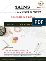 GS Mains Test Series For Upsc 2021-2022