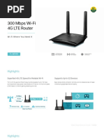 Tl Mr100 Eu 1 Datasheet Pdf Wi Fi 4 G