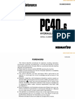 Komatsu Pc40 6 Operation Maintenance Manual PDF