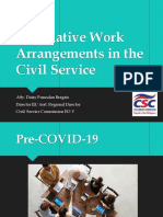 Alternative Work Arrangements in The Civil Service