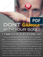 Do Not Gamble With Your Soul