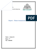 Report - Planar Transmission Lines