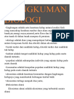 Rangkuman Biologi