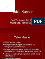 MENGENAL TABLE MANNER