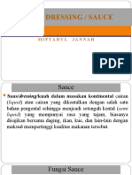 Salad Dressing / Sauce: Miftahul Jannah