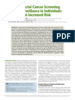 Afp - Colorectal Cancer Screening and Surveillance in Individuals at Increased Risk