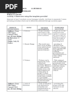 Activity 4-Interview Using The Template Provided: What I Can Do