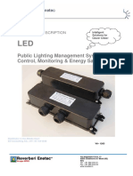 PUBLIC LIGHTING CONTROL SYSTEM GENERAL TECHNICAL DESCRIPTION - Rev. 06 1203
