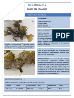 Ficha de Algas Información Vinculación