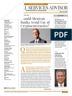 Financial Services Advisor: Should Mexican Banks Avoid Use of Cryptocurrencies?