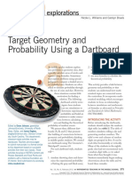 Target Geometry and Probability Using A Dartboard: Mathematical Explorations