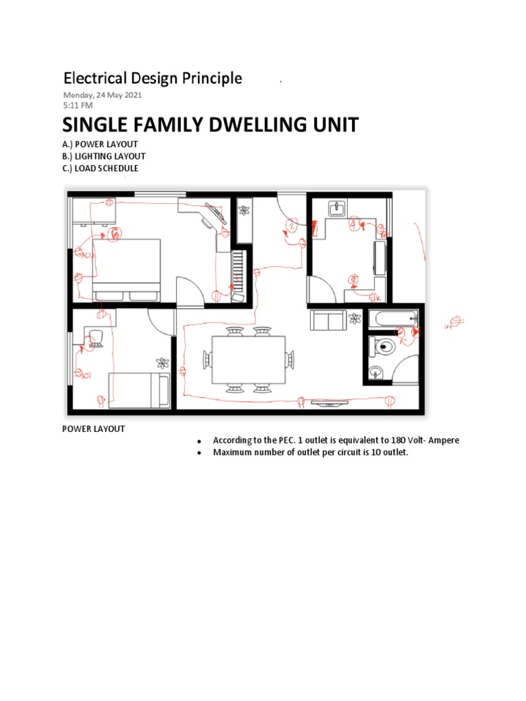 Power and Lighting Layout Guide | PDF | Science & Mathematics ...