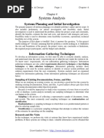 Systems Analysis: Systems Planning and Initial Investigation