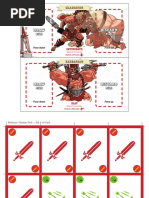 Munchkin Character Sheet | PDF