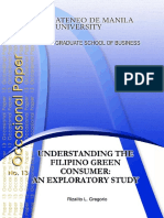 Op No 13 - Understanding The Filipino Green Consumer